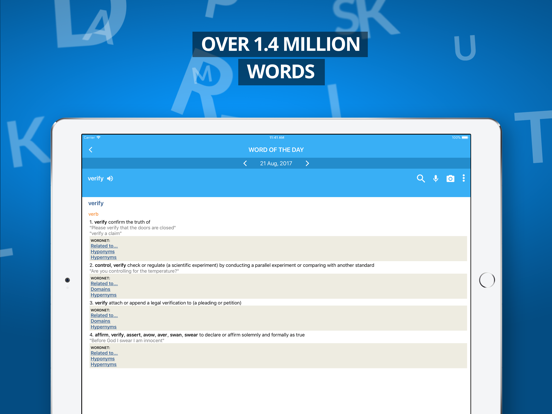 Screenshot #1 for Advanced Dictionary&Thesaurus