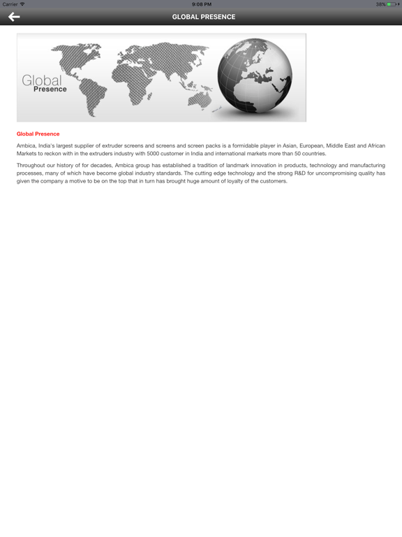 AmbicaGroup iPad screenshot 5 - Business app