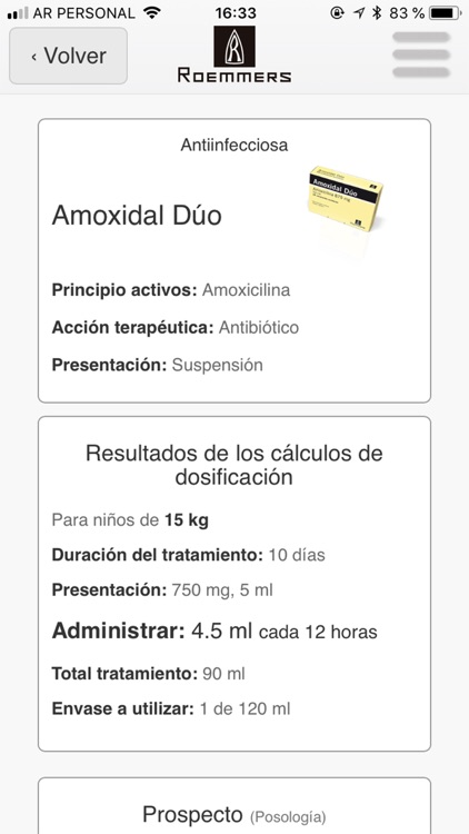 Vademécum Posológico Roemmers screenshot-3