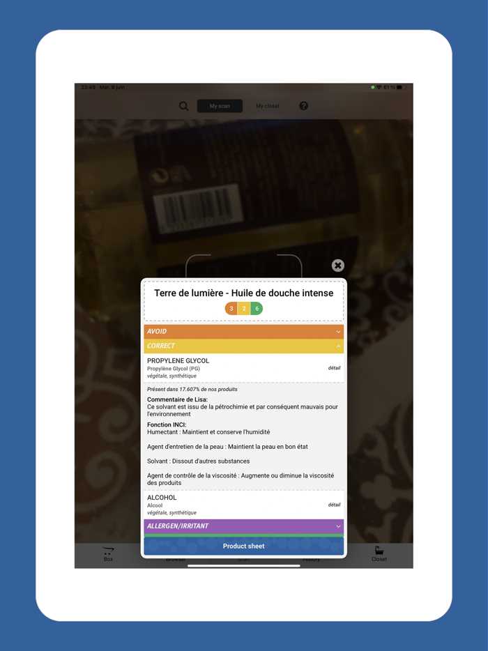 Savonnette - Beauty scan