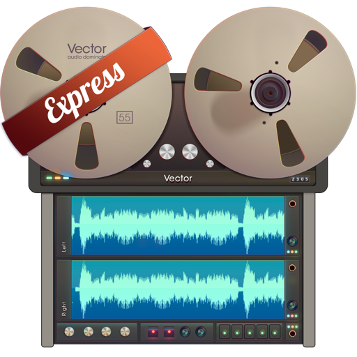 Vector 3 Express: Audio Editor logo