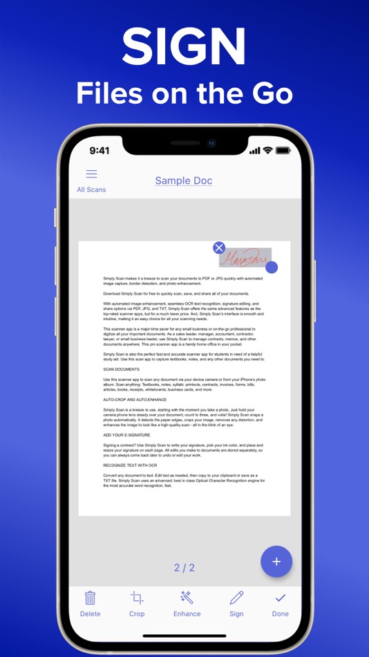 #3. Simply Scan Scanner PDF Editor (iOS) Podle: Mizh LLC