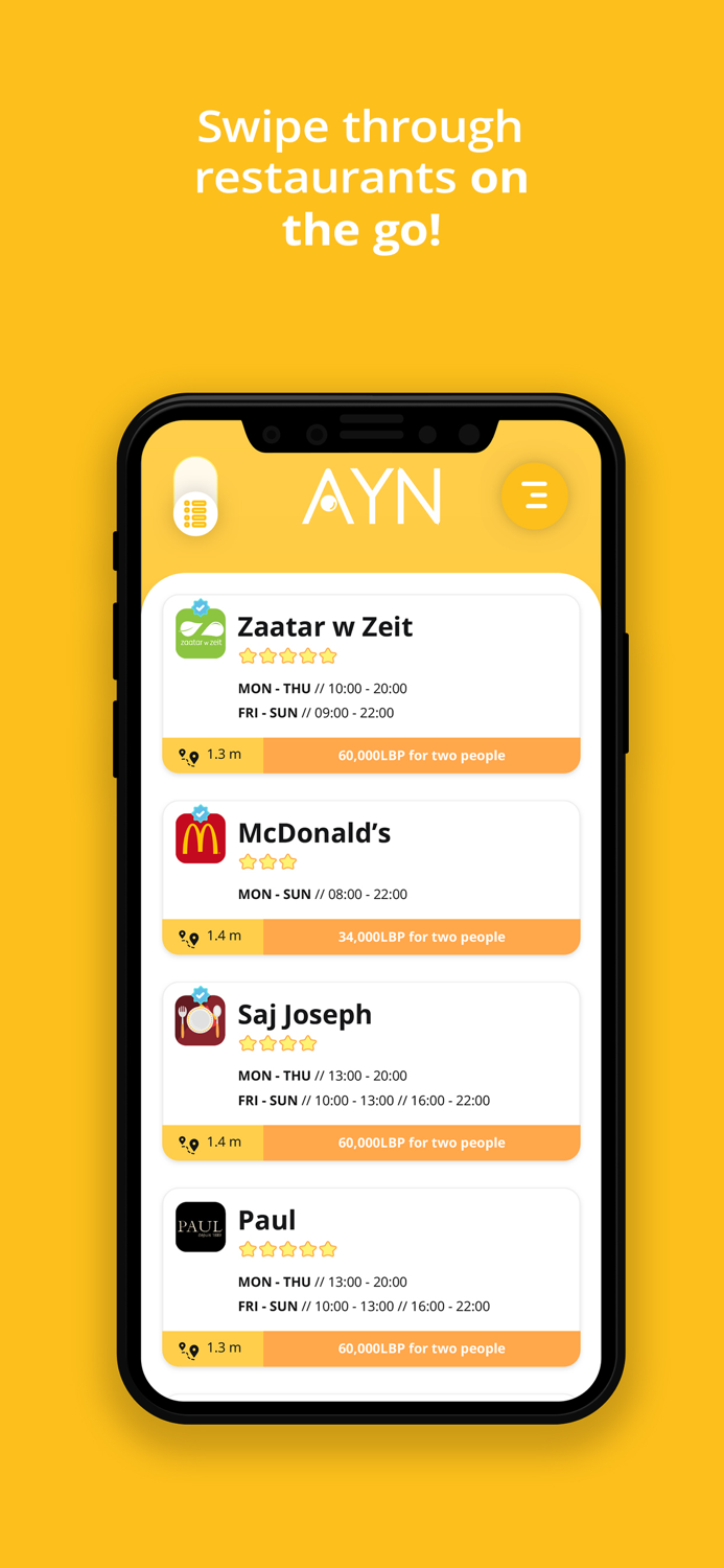 Ayn - Restaurants Nearby