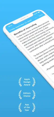 Captura de Pantalla 1 Day One Diario + Notas iphone