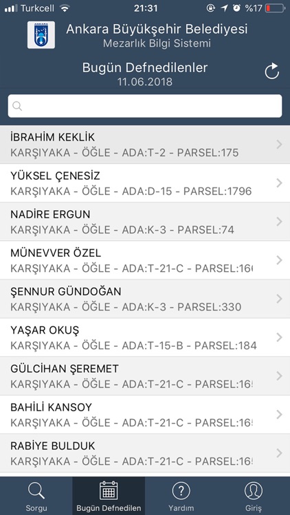 Abb Mezarlık Bilgi Sistemi