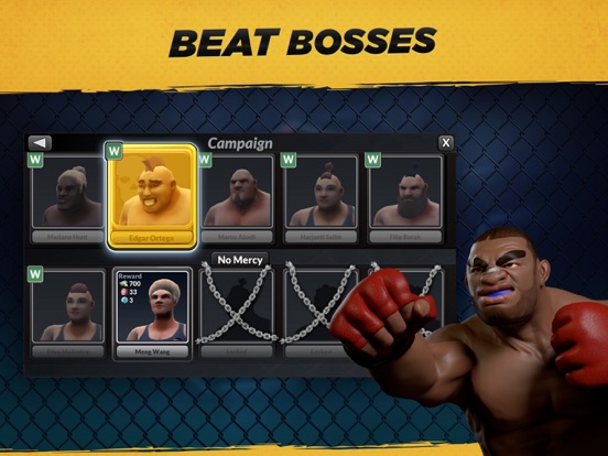 MMA Manager: Fight Hard iPad app afbeelding 6