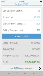 How to cancel & delete break-even analysis 1