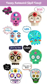 How to cancel & delete animated funny skull emoji 3