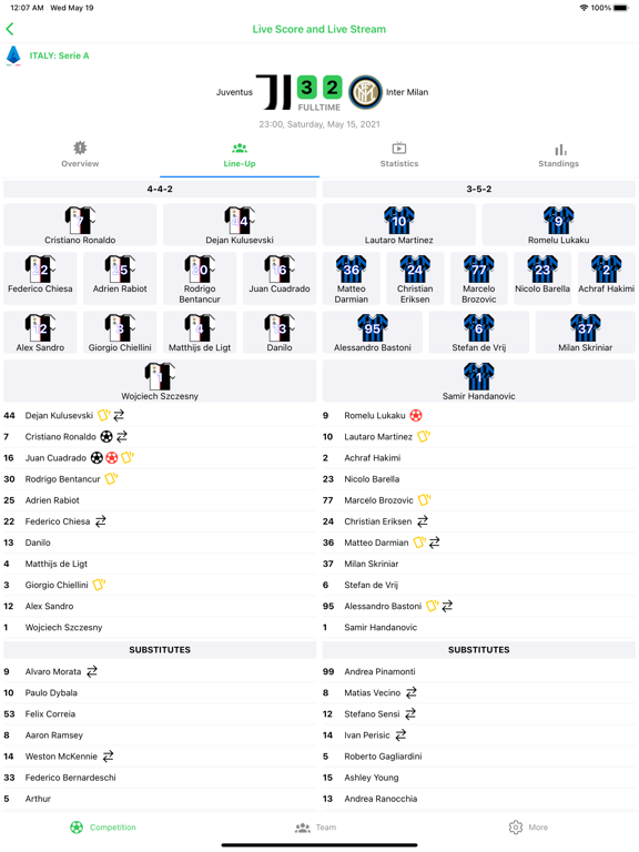 Screenshot #5 pour LiveScore: Score de Football