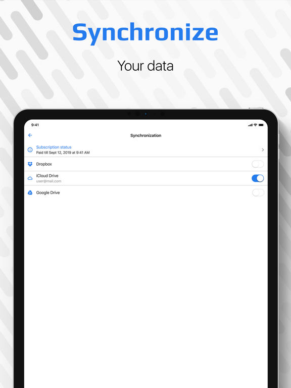 Secure Card Manager & Wallet iPad screenshot 4 - Finance app