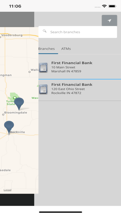 First Financial Bank Business Screenshot