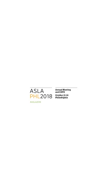 ASLA Annual Meeting and EXPO