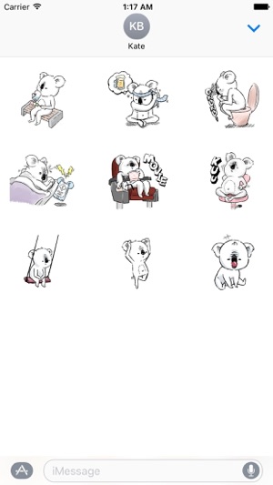 Animated Lazy Koala Stickers(圖2)-速報App