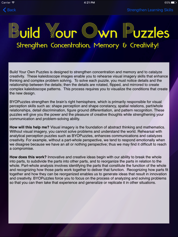 Screenshot #5 pour BYOPuzzles
