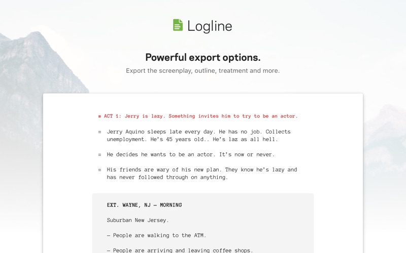 How to cancel & delete logline 1