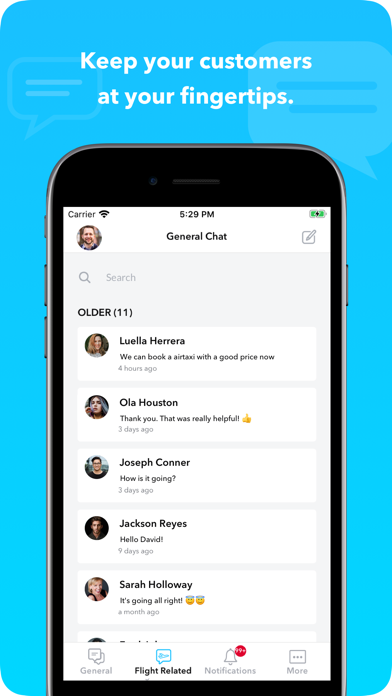 JetOS Messenger Screenshot