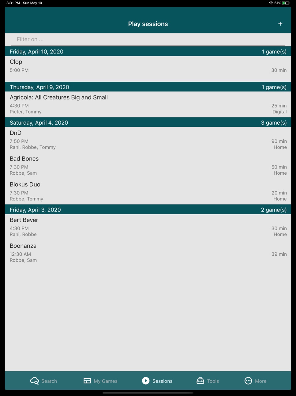 iPad screenshot
