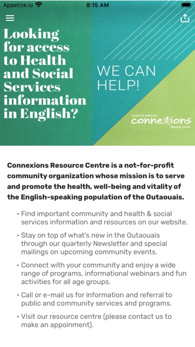 Screenshot #1 pour Connexions App