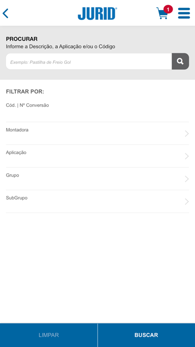 Jurid - Catálogo Screenshot