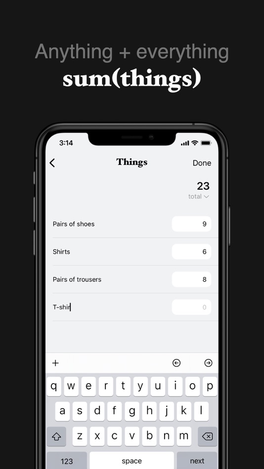 #4. Toble - Tracker & Spreadsheet (iOS) 由: Ashley Thomas