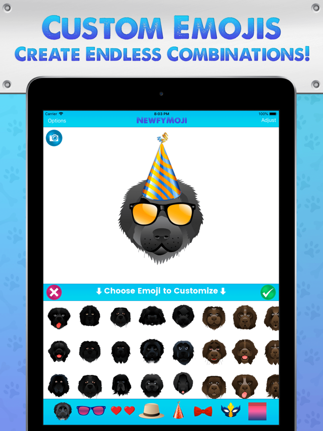 ‎NewfyMoji Screenshot