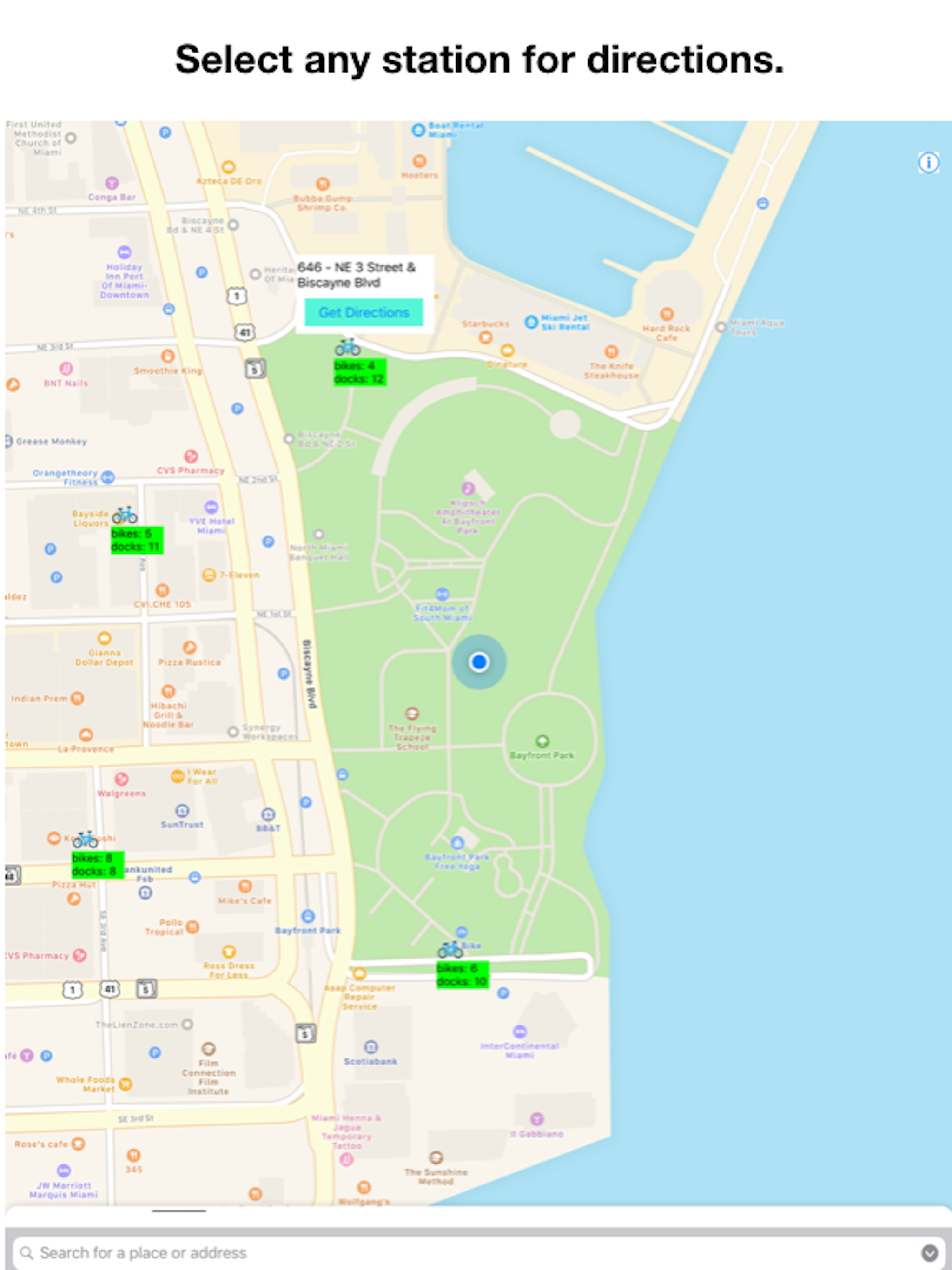 Bike Stations Miami