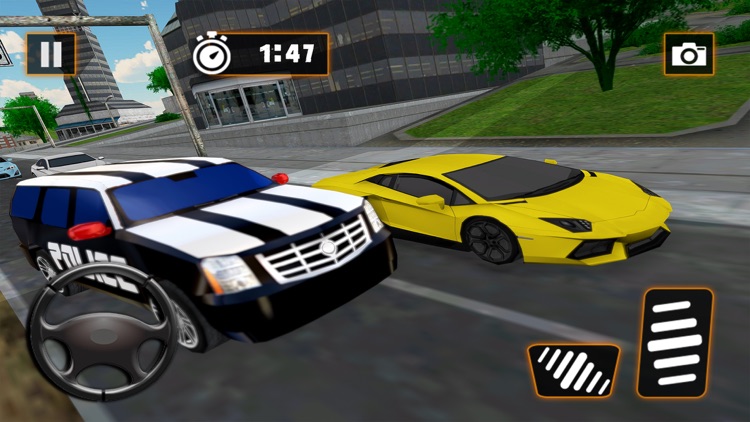 Real City Police Car Parking