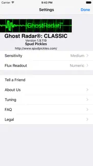ghost radar®: classic iphone screenshot 2