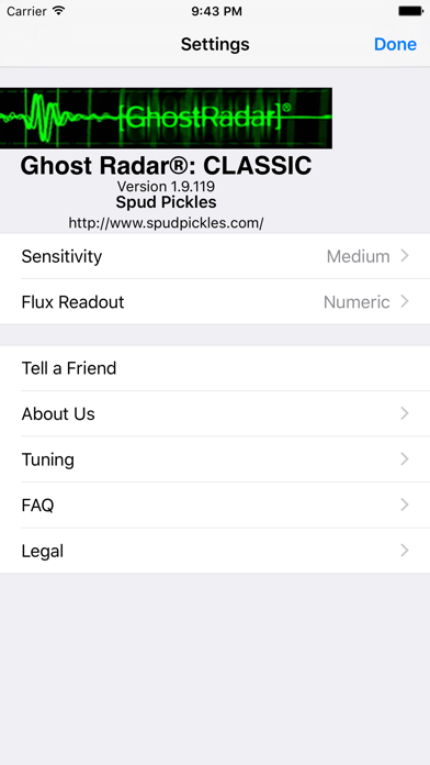 Ghost Radar: CLASSIC screenshot 2