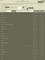 recipe costing calculator iPad Captures Décran 2