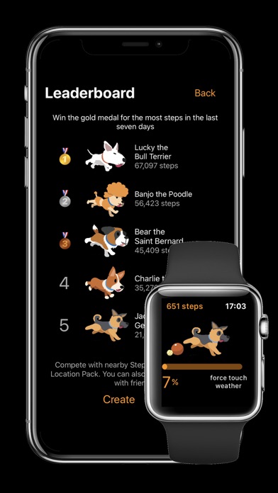 StepDog - Watch Face Dog Screenshot