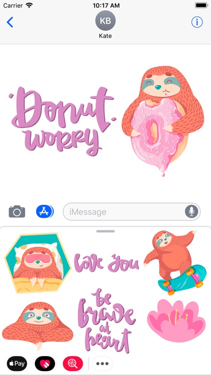 Pepe the Slow Sloth - Stickers