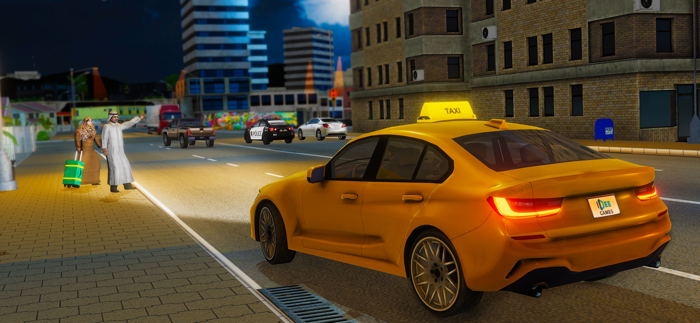Real Taxi Sim City Driving