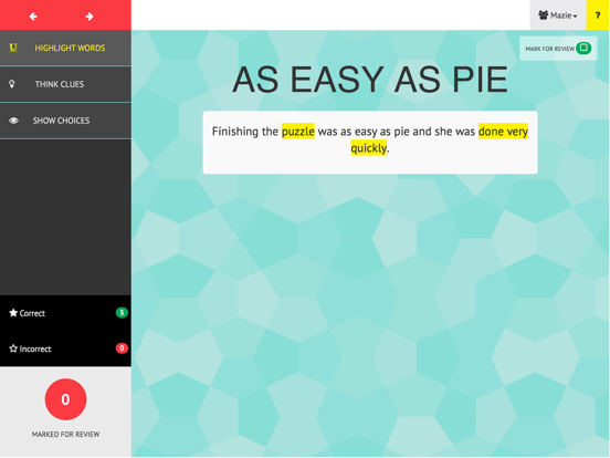 Screenshot #5 pour Clue Catcher: Idioms & Express