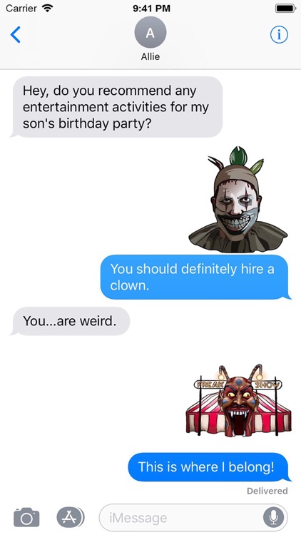American Horror Story Stickers