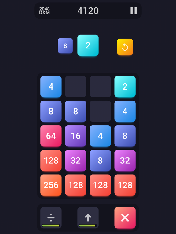 2048: Drop And Merge iPad screenshot 2 - Games app
