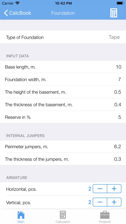 CalcBook - building calculator screenshot-5