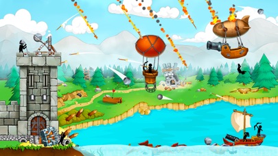 The Catapult: stick man game Screenshot