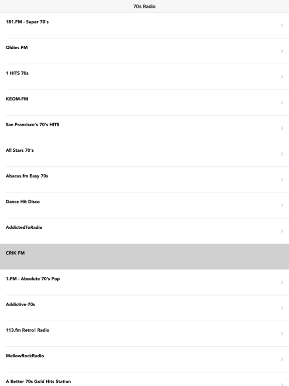 Screenshot #5 pour 70s Music & Radio Shows
