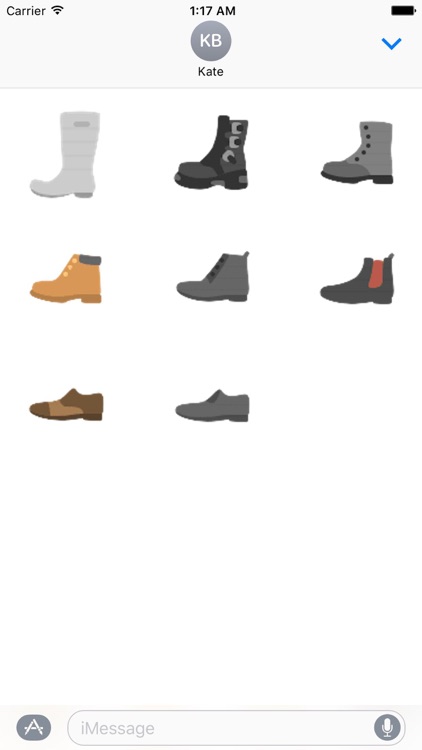 Clothes And Shoes Icon Sticker screenshot-8