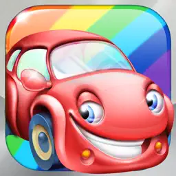 Rainbow Cars - Learn Colors app icon