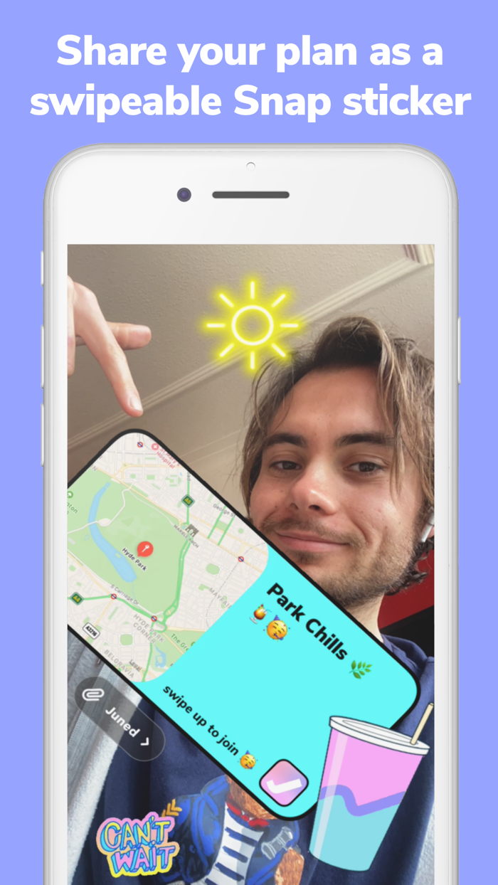 Juned - Make social plans