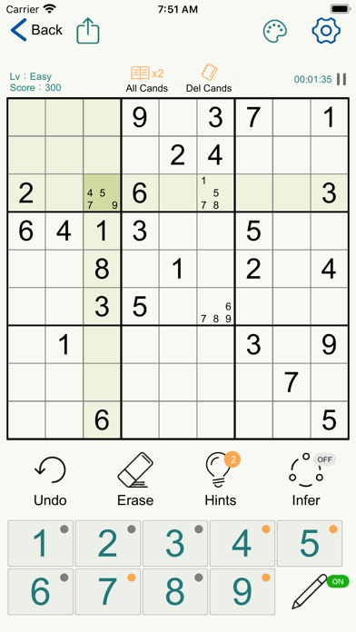 Sudoku - Logic Number Puzzles Screenshot