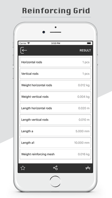 Screenshot #2 pour Reinforcing Grid Calculator