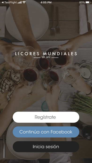 Licores Mundiales Screenshot