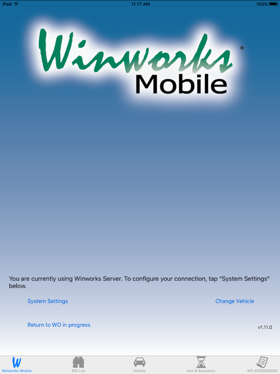 Winworks Mobile iPad screenshot 1 - Business app