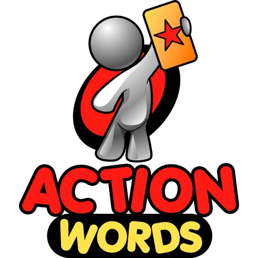 Action Words 3D Flash Cards iOS App