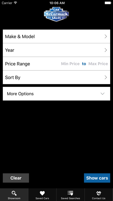 McCormack Car Sales Screenshot
