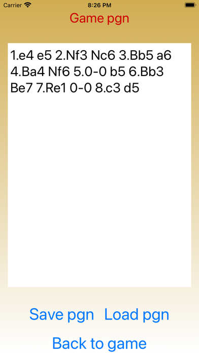 Chess - pgn Screenshot
