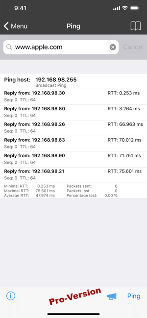 ‎iNet - Network Scanner Screenshot